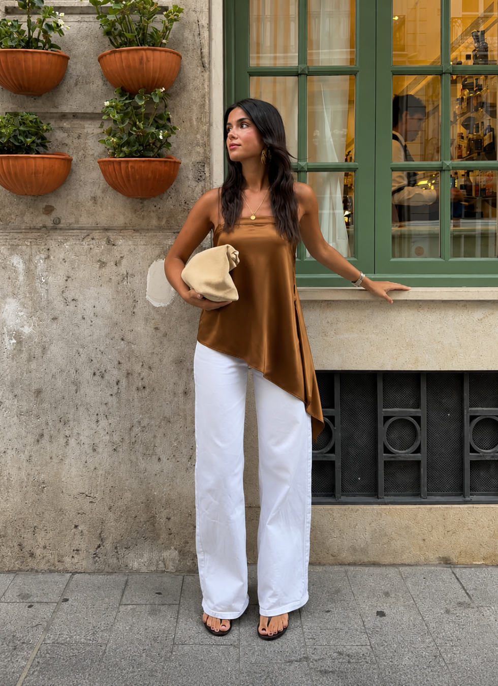 Sienna Satin Top