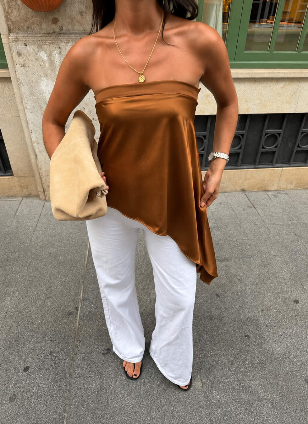 Sienna Satin Top