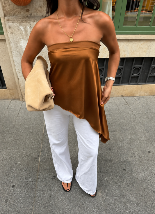 Sienna Satin Top