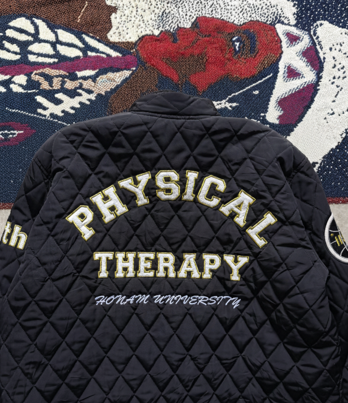 Varsity Quilted Jacket (L/XL)