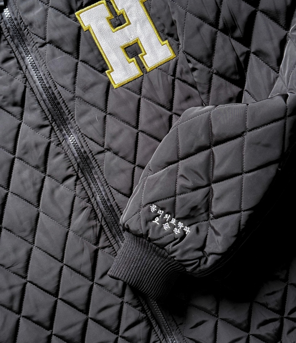 Varsity Quilted Jacket (L/XL)