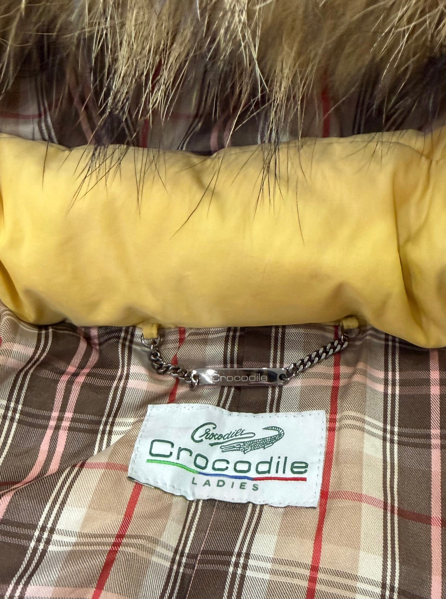 Crocodile Puffer Yellow Jacket (M/L)
