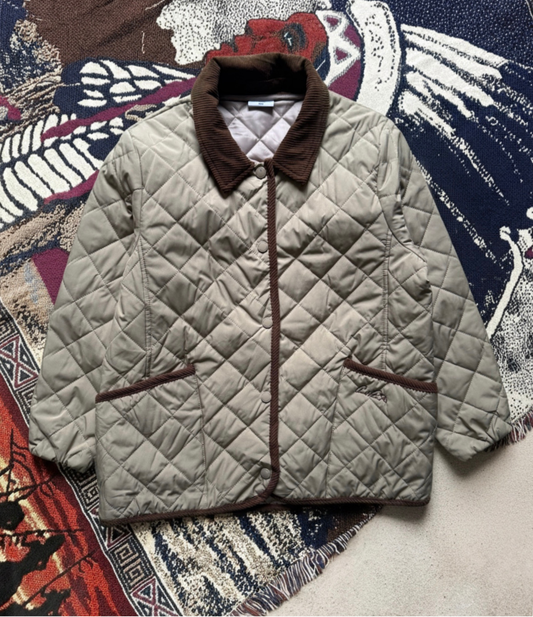 Vintage Quilted Jacket (M)