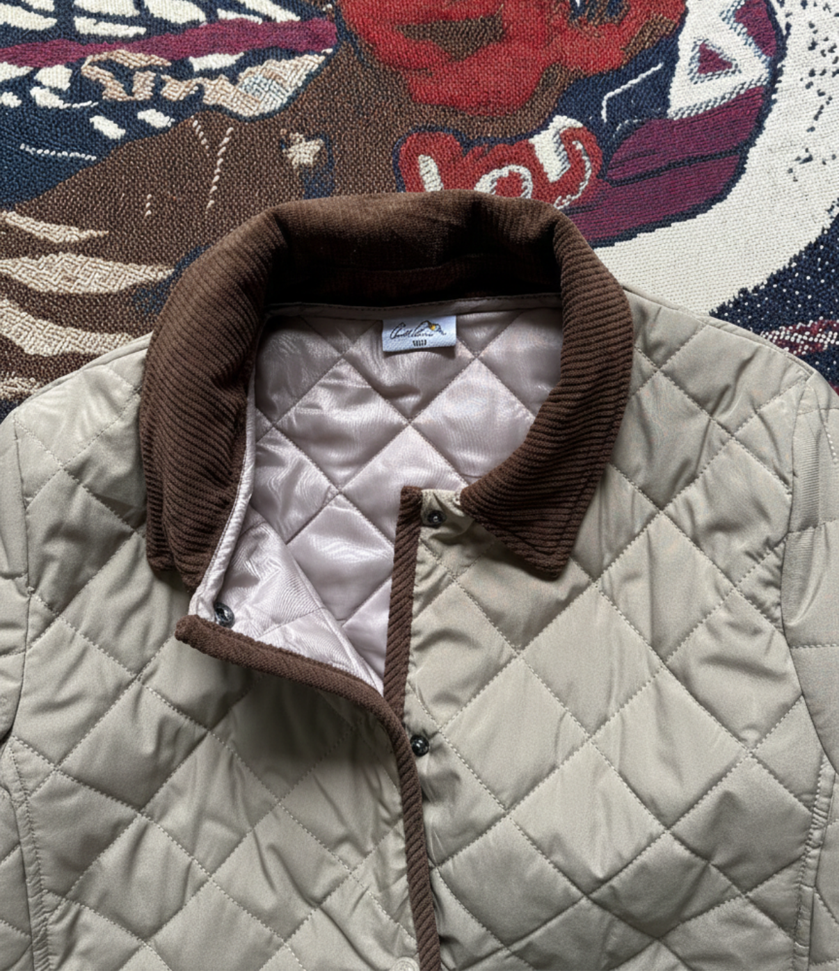 Vintage Quilted Jacket (M)