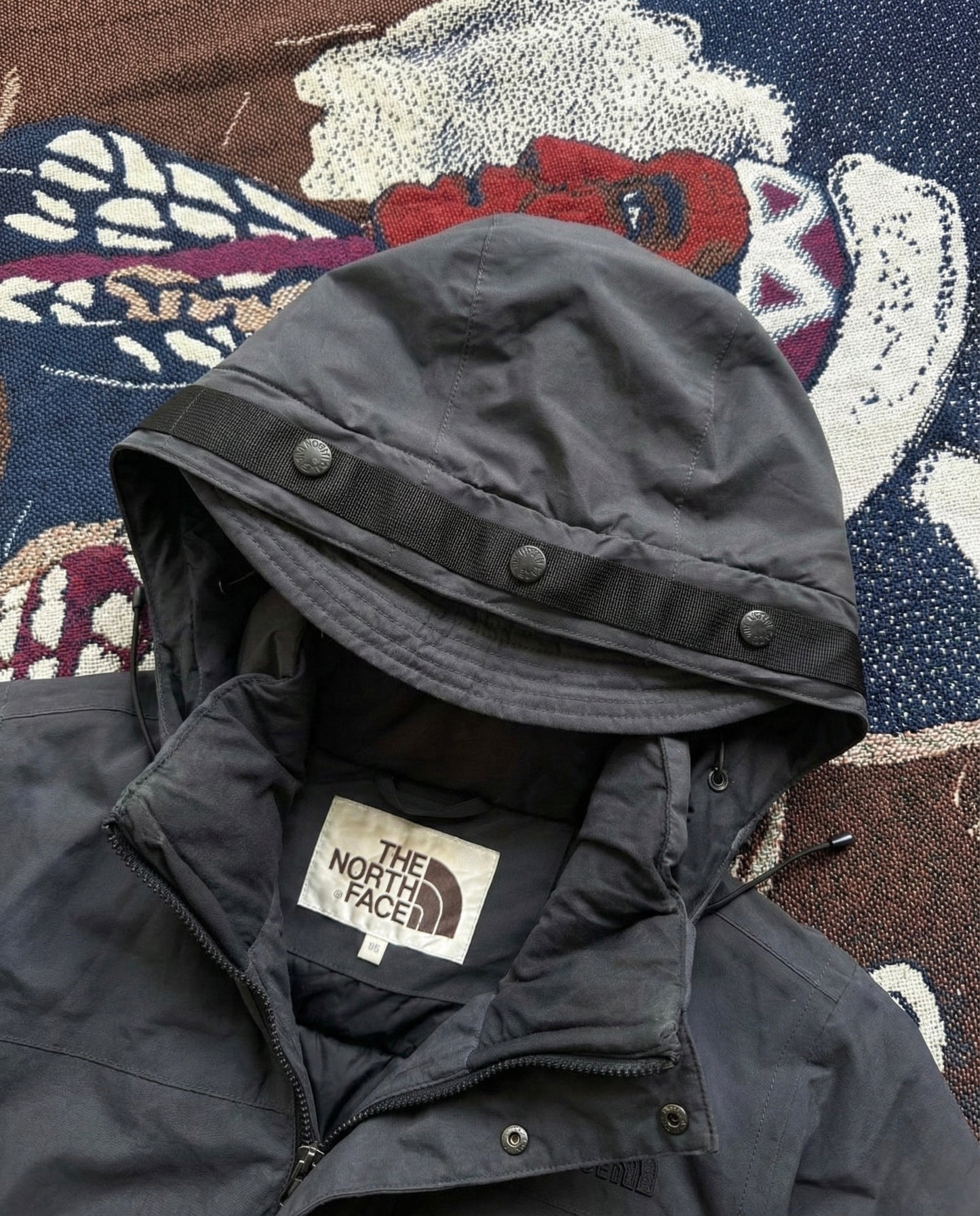 North Face Grey Parka Jacket (M)