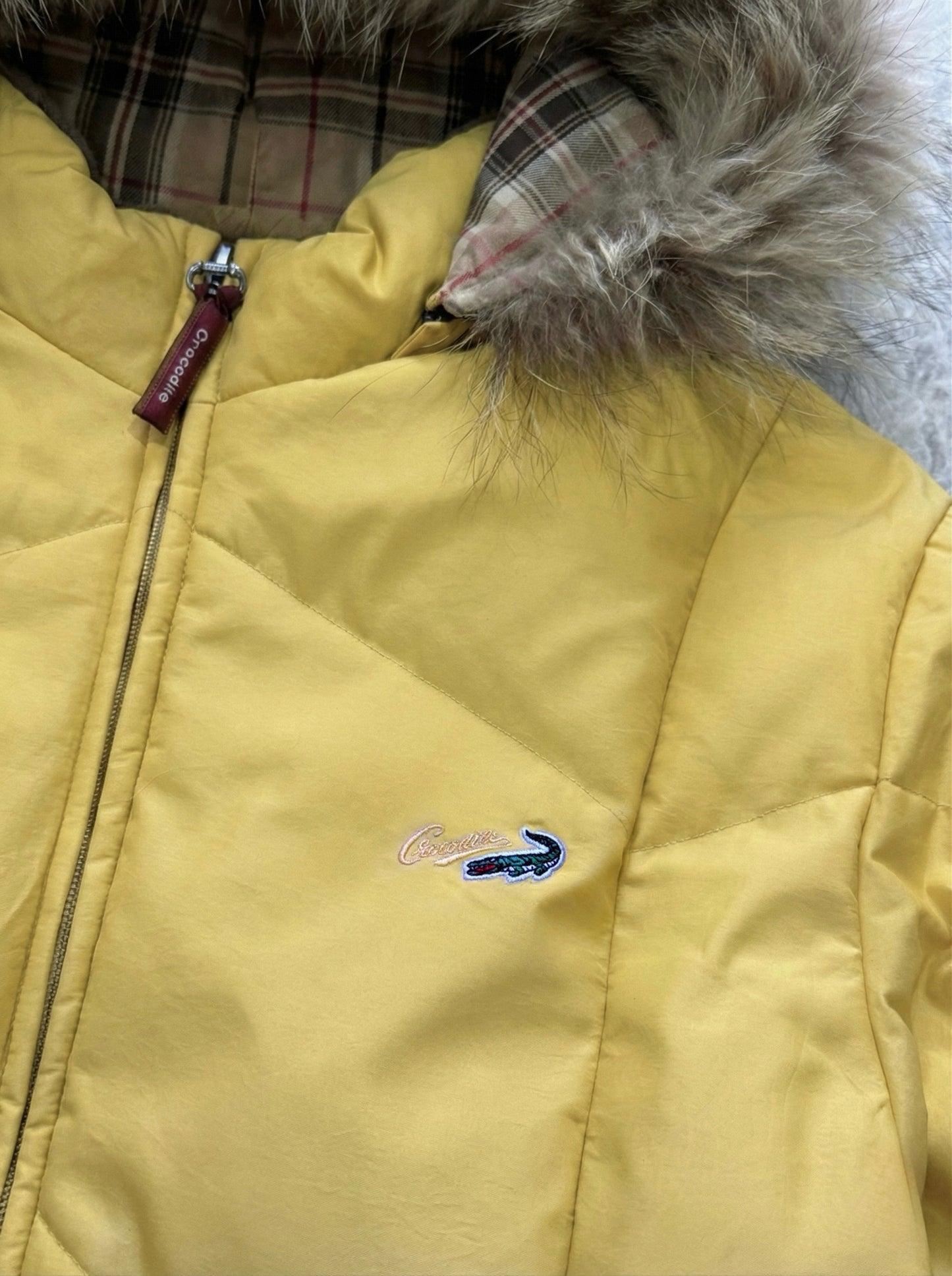 Crocodile Puffer Yellow Jacket (M/L)
