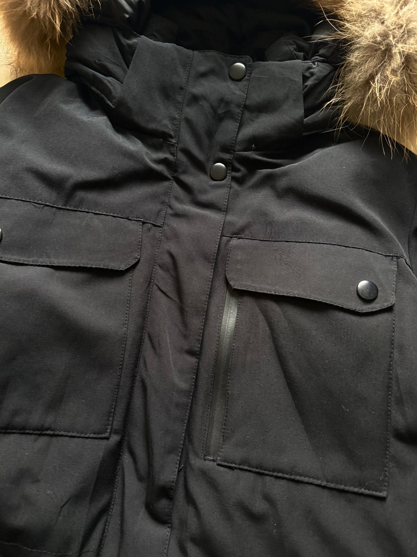 Mariella Rosati Black Parka Jacket (S)