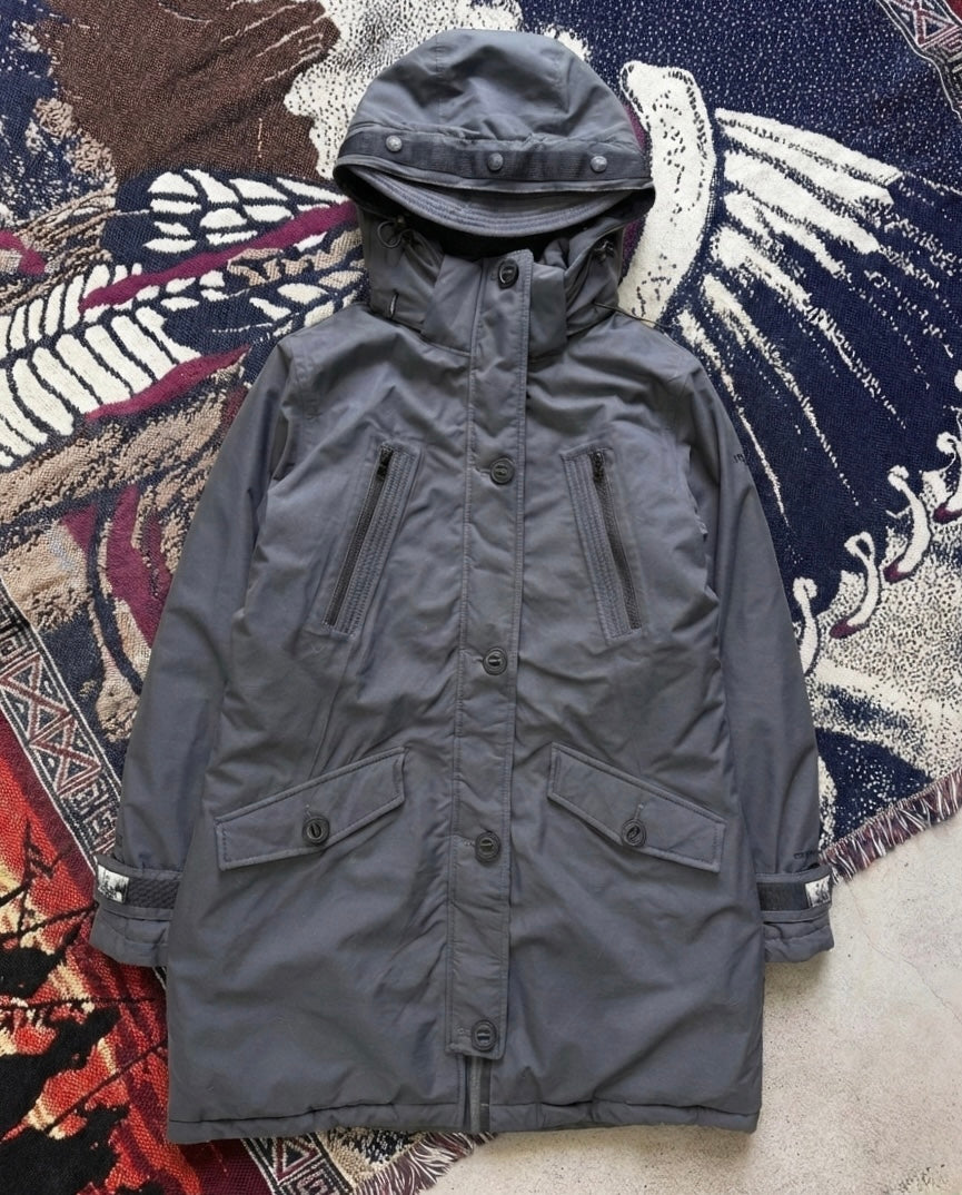 North Face Grey Parka Jacket (M)